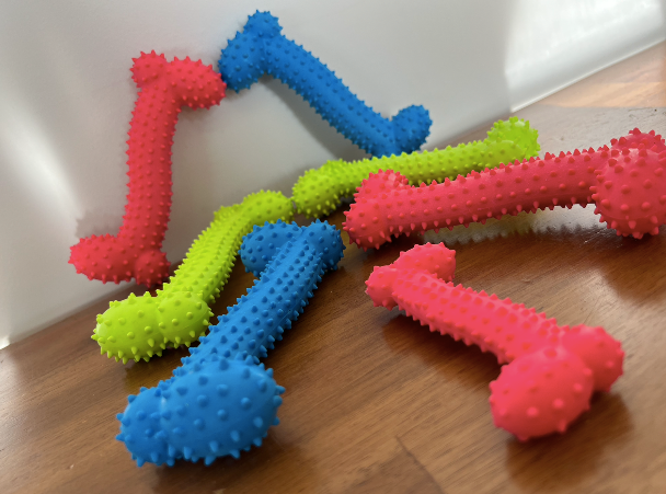 Life in the Outback: Stimulating Chewy Spiked Bone Toy for Dogs π¦΄π