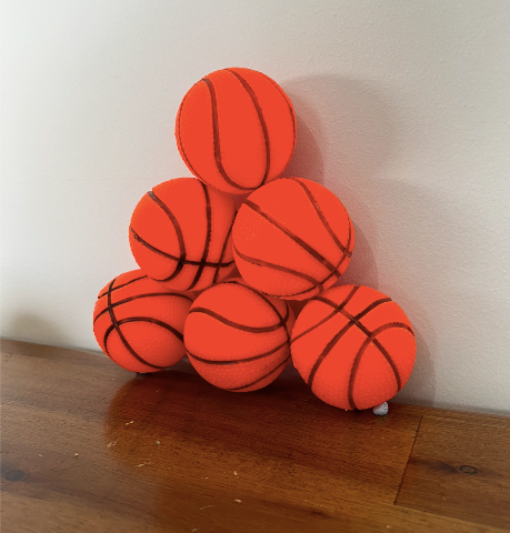 ππΆ "Life in the Outback: Squeaky Basketball Dog Chew Toy" - Perfect for Playtime Fun! π