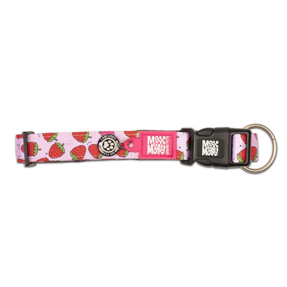 Max & Molly Smart ID Dog Collar - Strawberries