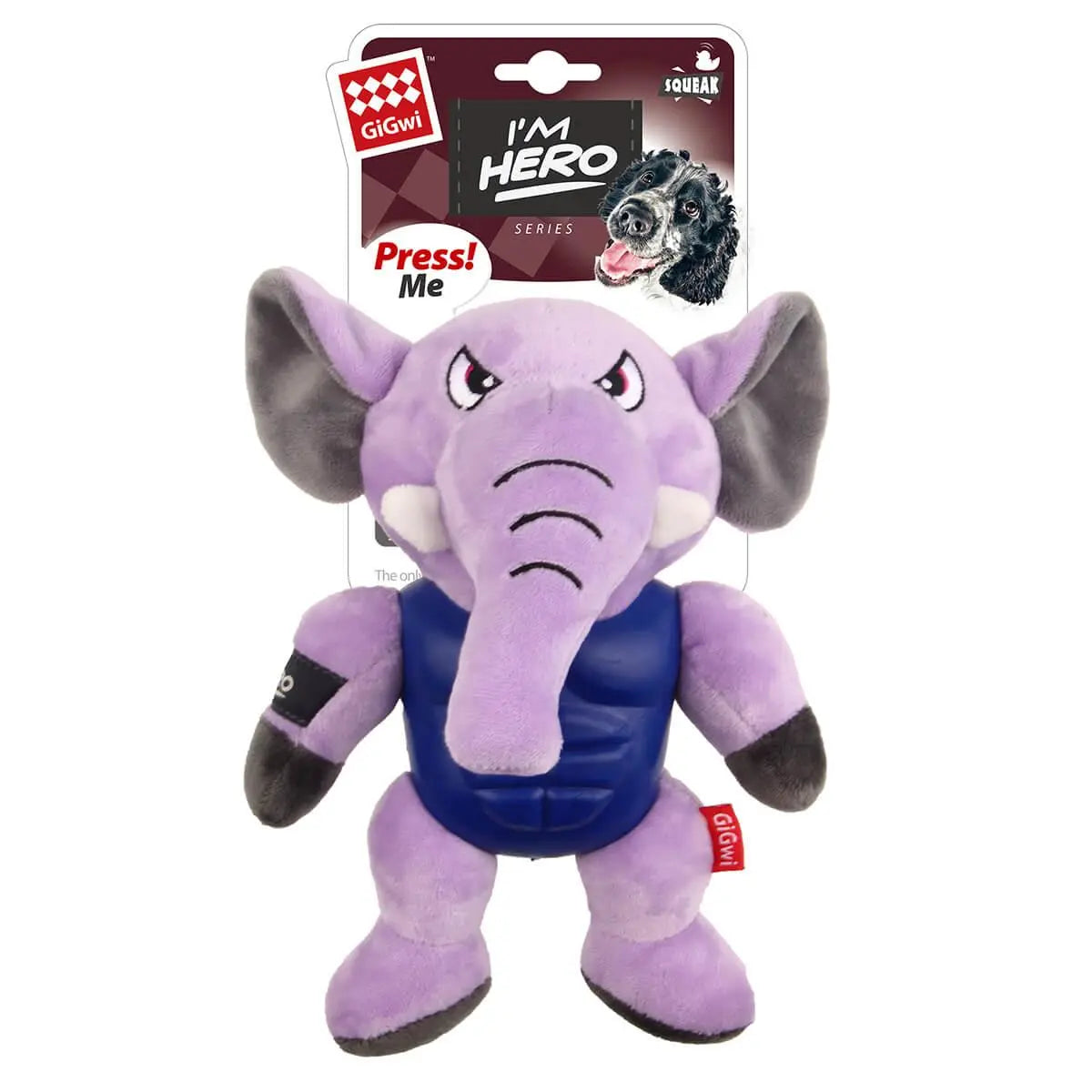 GiGwi – I’m Hero – Plush Toy Elephant