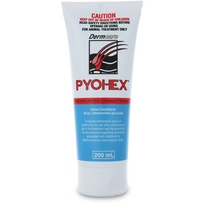 Pyohex Medicated Antiseptic Conditioner for Dogs 200ml