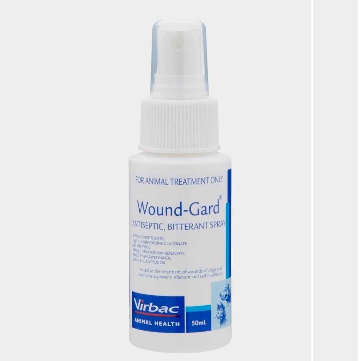 Wound-Gard Antiseptic and Bitterant Spray for Cats & Dogs 50ml