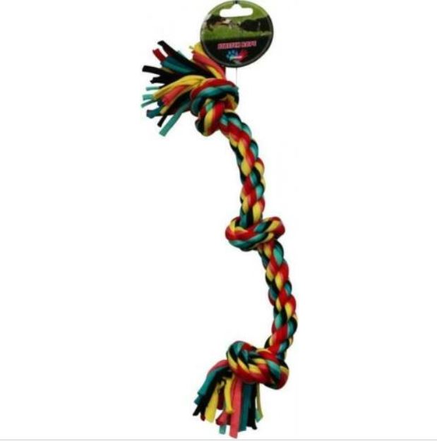 Paw Play Stretch Rope 3 Knot - 38cm