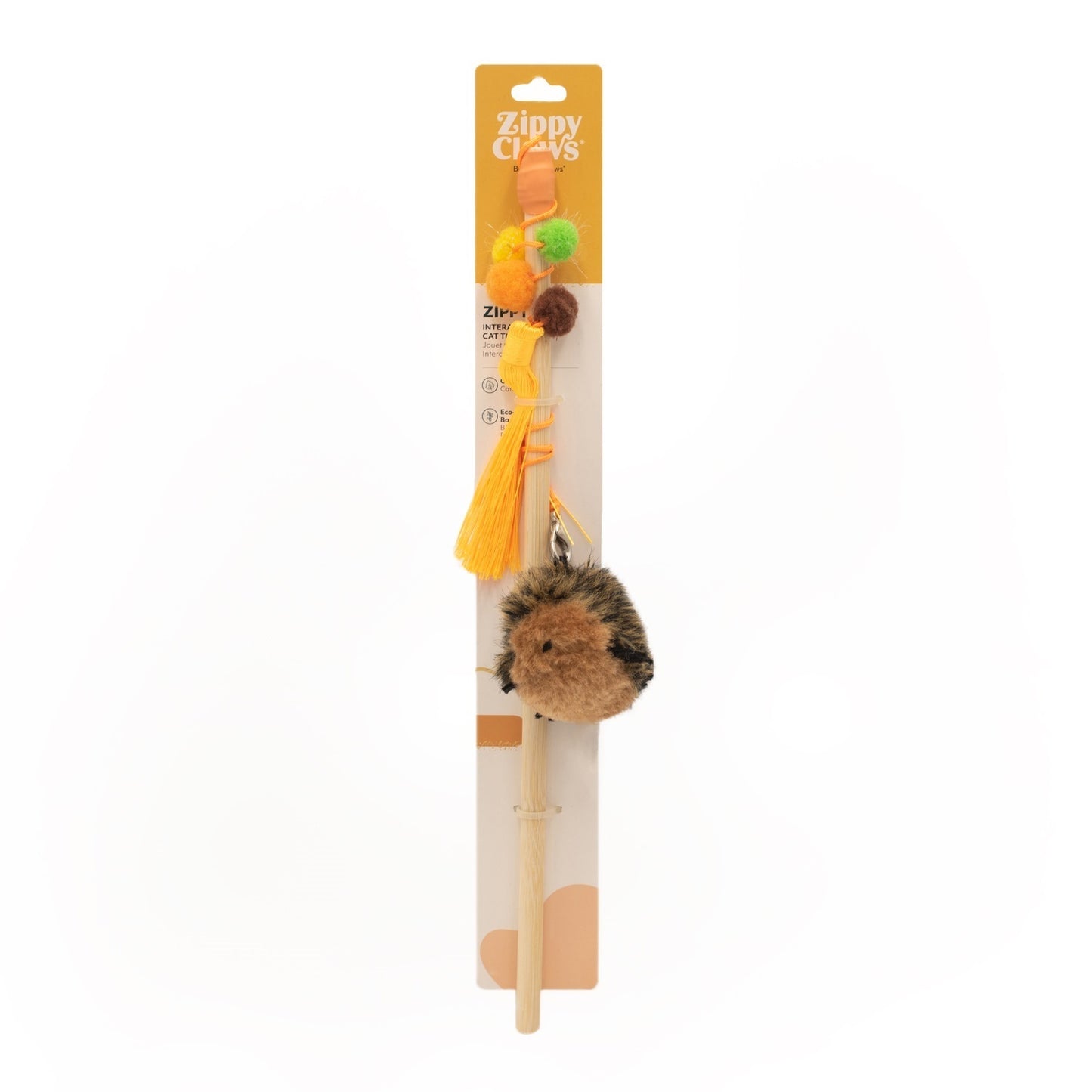 Zippy Paws ZippyClaws Zippystick Cat Toy - Hedgehog