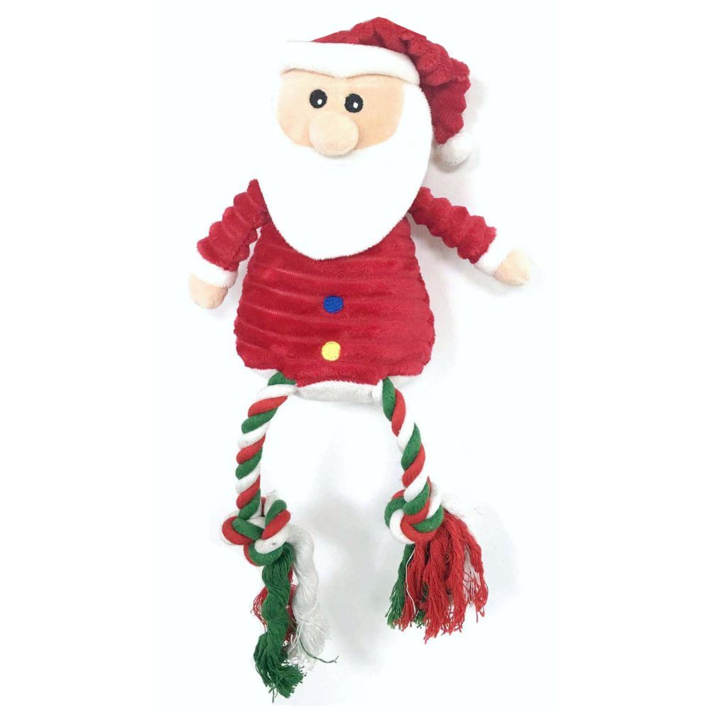 Snuggle Friends – Christmas Plush Santa – Rope Legs