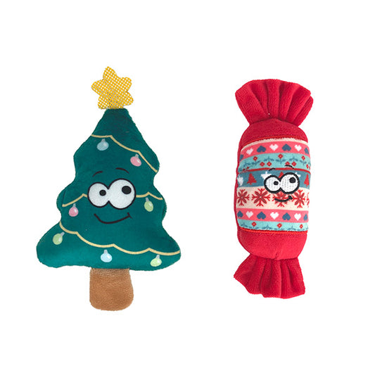 Snuggle Friends – Christmas Plush Candy & Tree Set