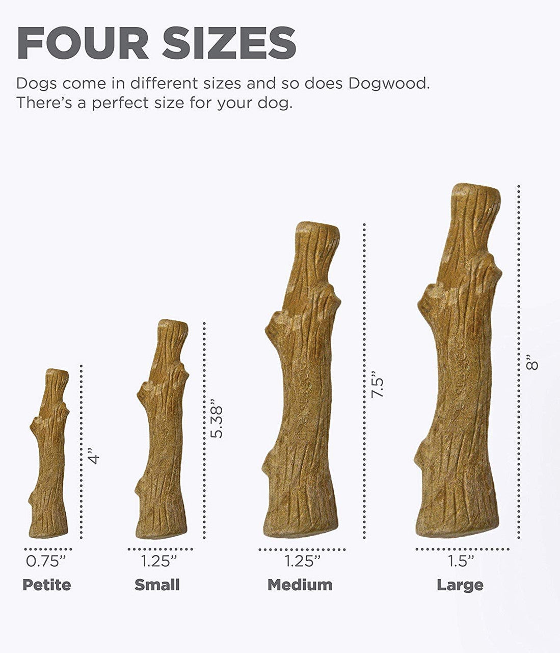 Petstages – Dogwood Durable Sticks