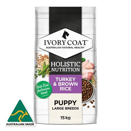 Ivory Coat – Puppy – Large Breed – Turkey & Brown Rice