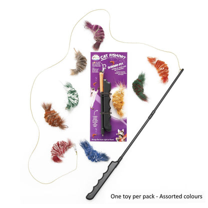 Cat Lures Cat Fishin' Rod Teaser Cat Toy - Da Shrimp