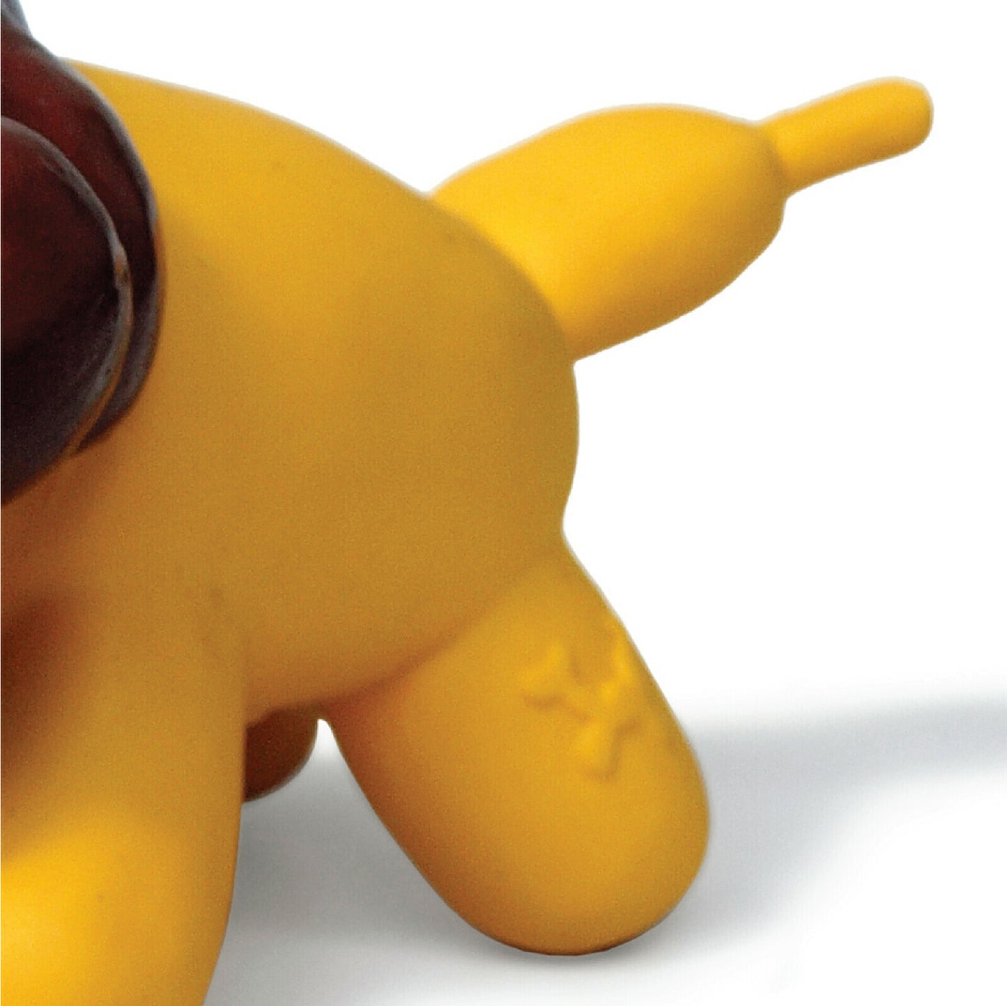 Charming Pet Latex Squeaker Dog Toy - Yellow Balloon Lion - Large