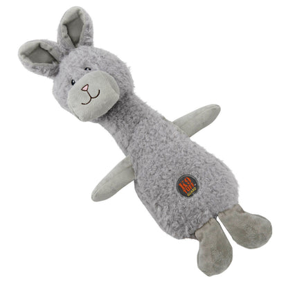 Charming Pet Scruffles Textured Squeaker Dog Toy - Bunny - Small