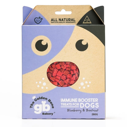 Golden Bone Bakery Immune Boosting Dog Training Treats with Blueberries 280g