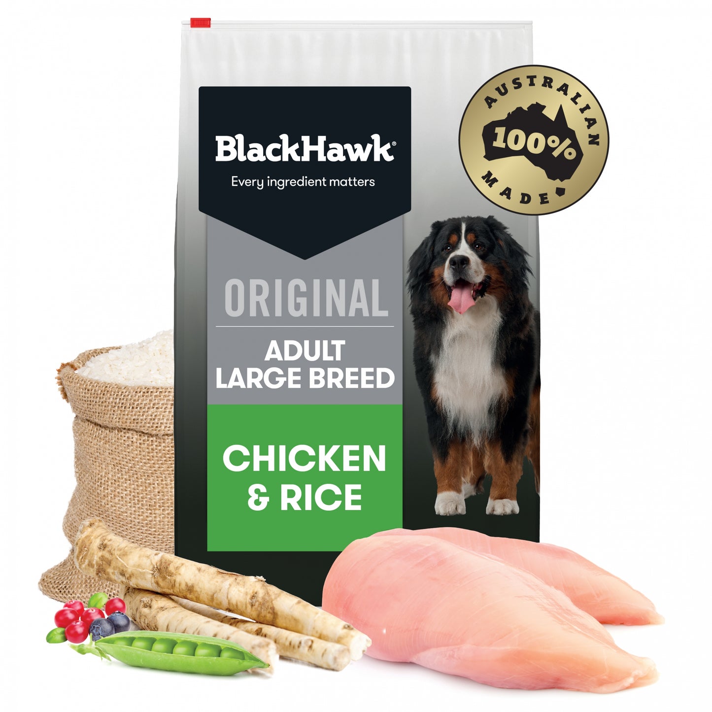 Black Hawk - Holistic - Adult LARGE Breed - Chicken - 20kg