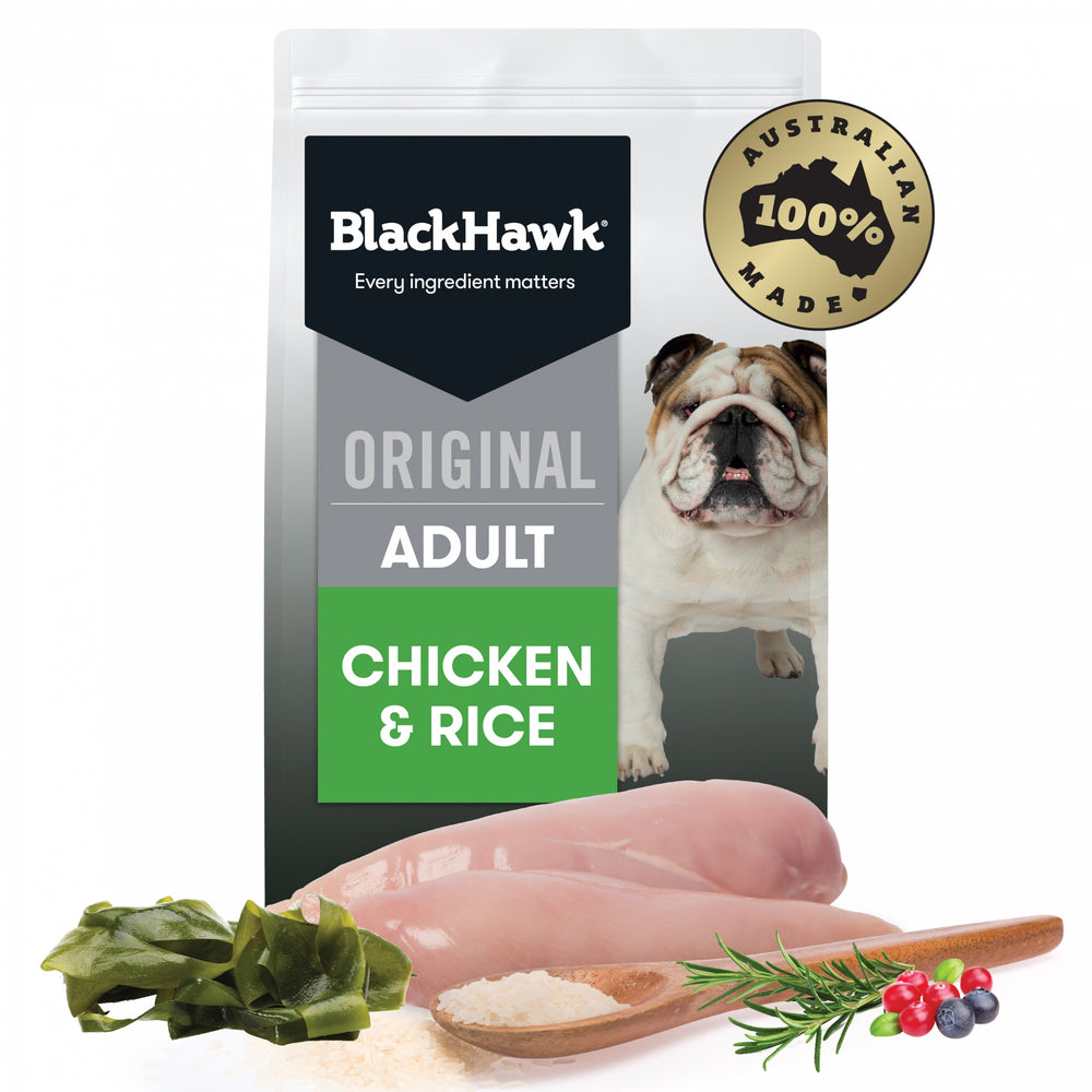 Black Hawk - Holistic - Adult Dog - Chicken & Rice - 20kg