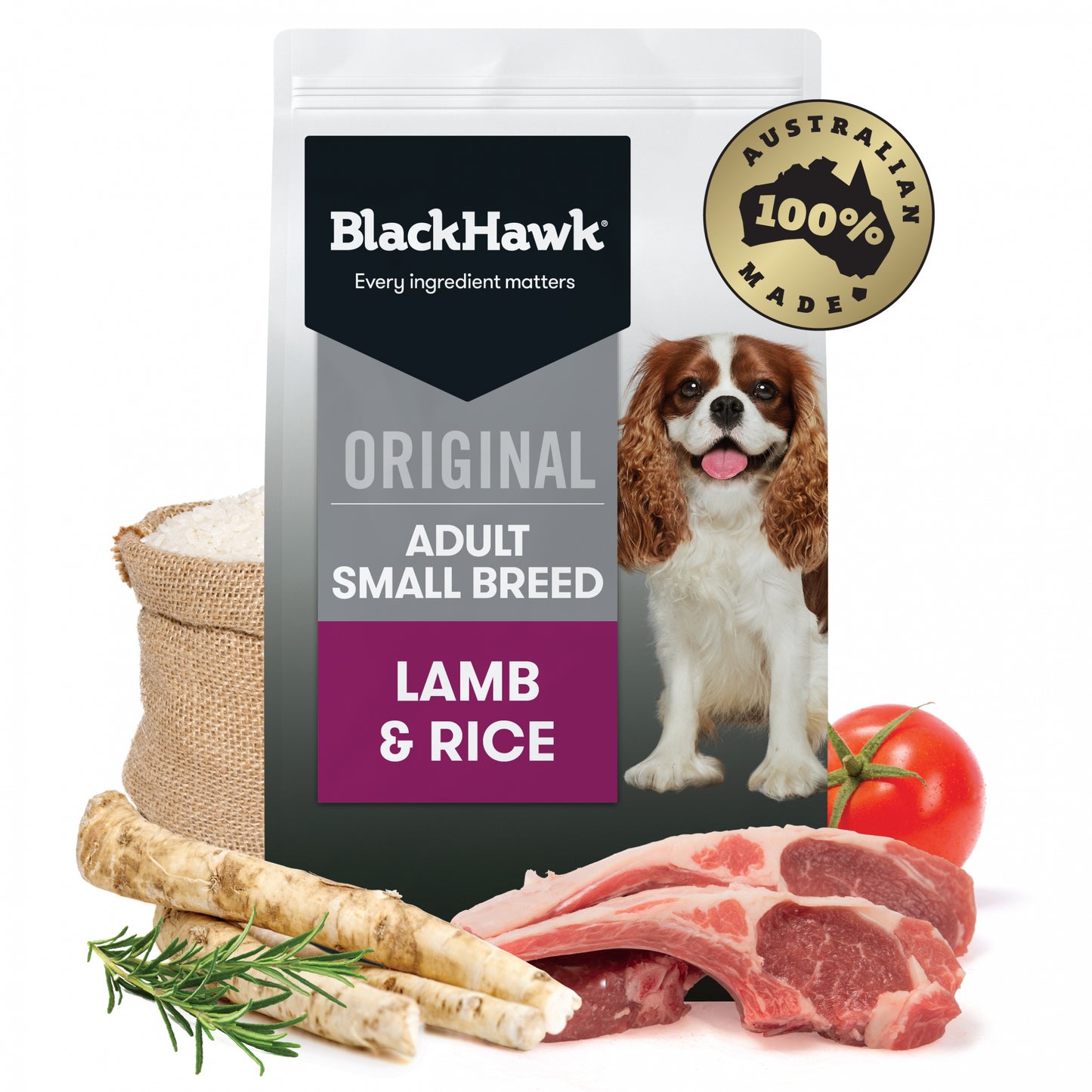 Black Hawk – Holistic – Adult Dog - SMALL Breed – Lamb