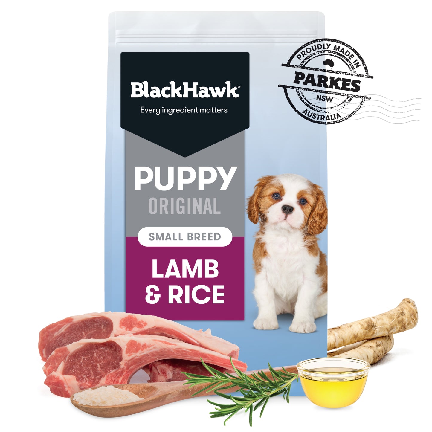 Black Hawk - Puppy - Small Breed - Lamb & Rice