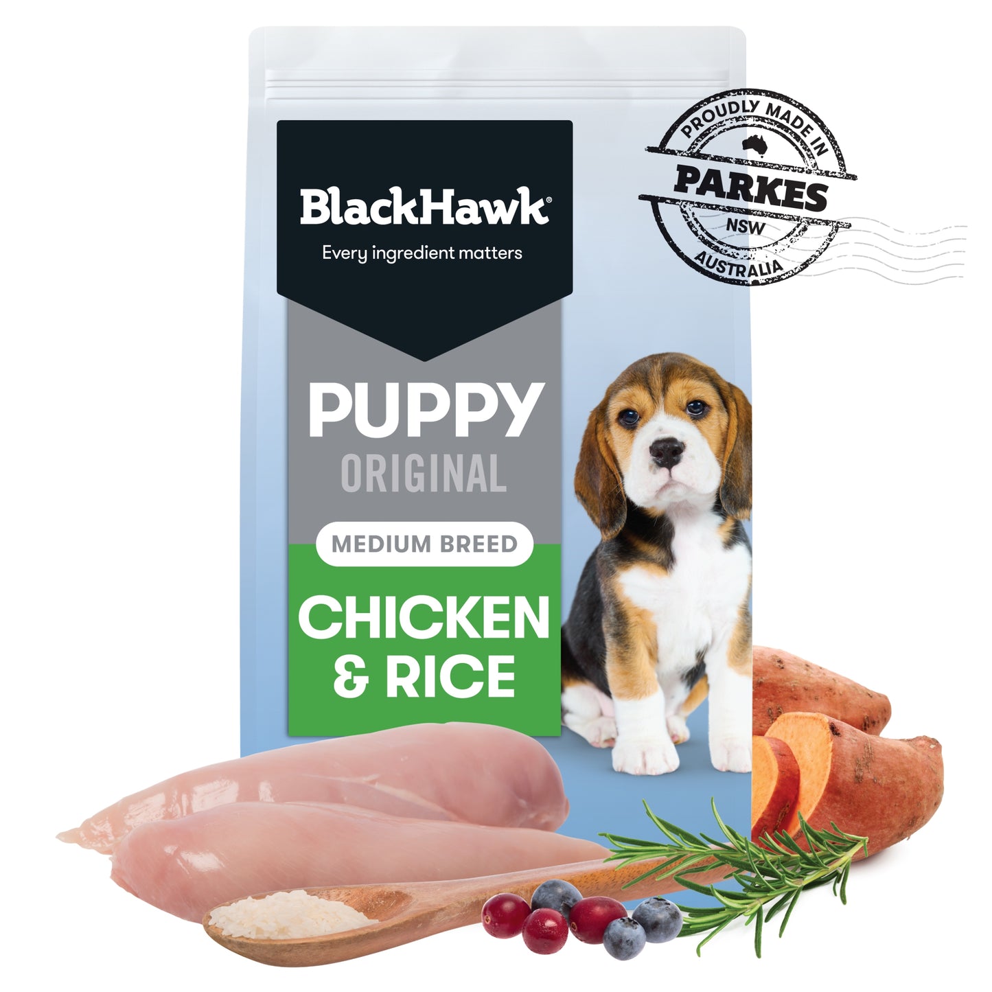 Black Hawk - Puppy - Medium Breed - Chicken & Rice