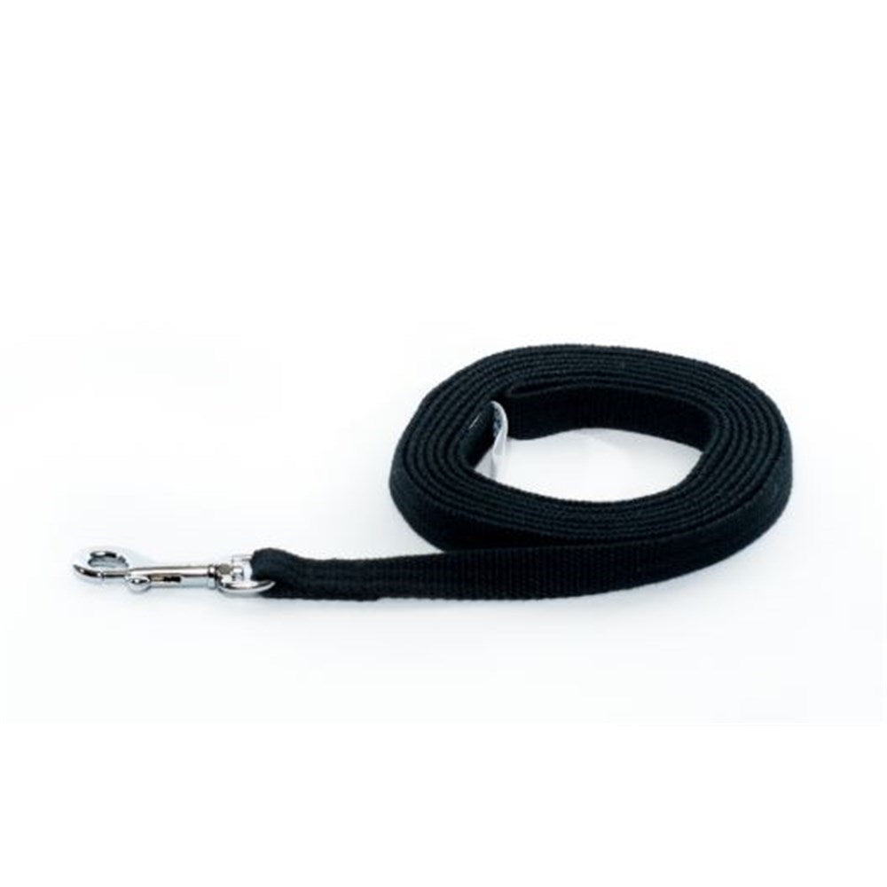 Beau Pets – Cotton Webbing – Training Lead Black