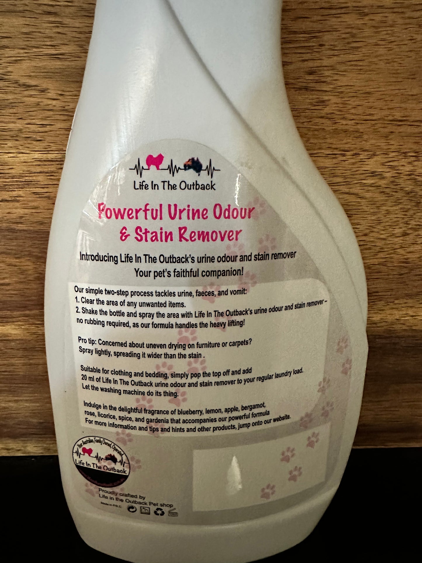 Life In The Outback's Urine Odour and Stain Remover