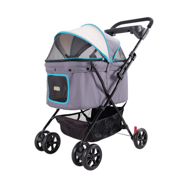 Ibiyaya Easy Strolling Pet Buggy - Simple Gray