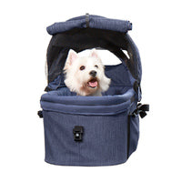 Ibiyaya CLEO Multifunction Pet Stroller & Car Seat Travel System in Blue Jeans