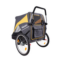 Ibiyaya The Hercules Heavy Duty Pet Stroller in Grey & Yellow