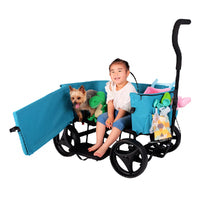 Ibiyaya Noah All-Around Beach Wagon for Pets - Pacific Blue