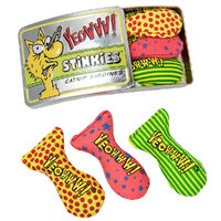 Yeowww! Cat Toys with Pure American Catnip - Tin of 3 Stinkies