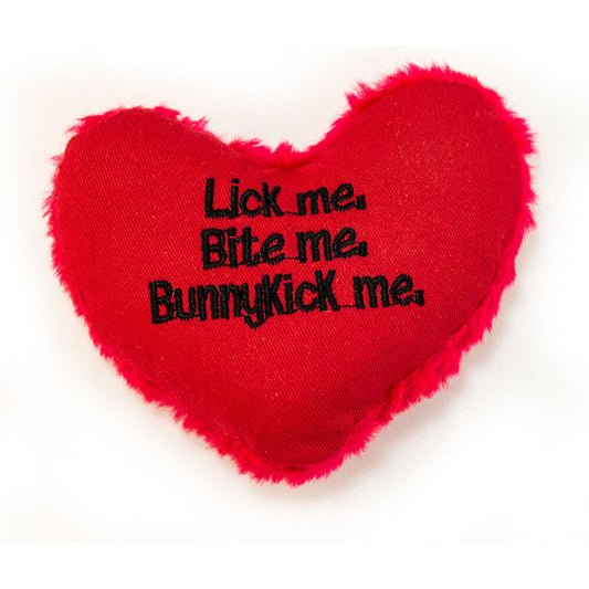 Yeowww! Cat Toys with Pure American Catnip - Hearrrt Attack - Lick me. Bite me. Bunnykick me