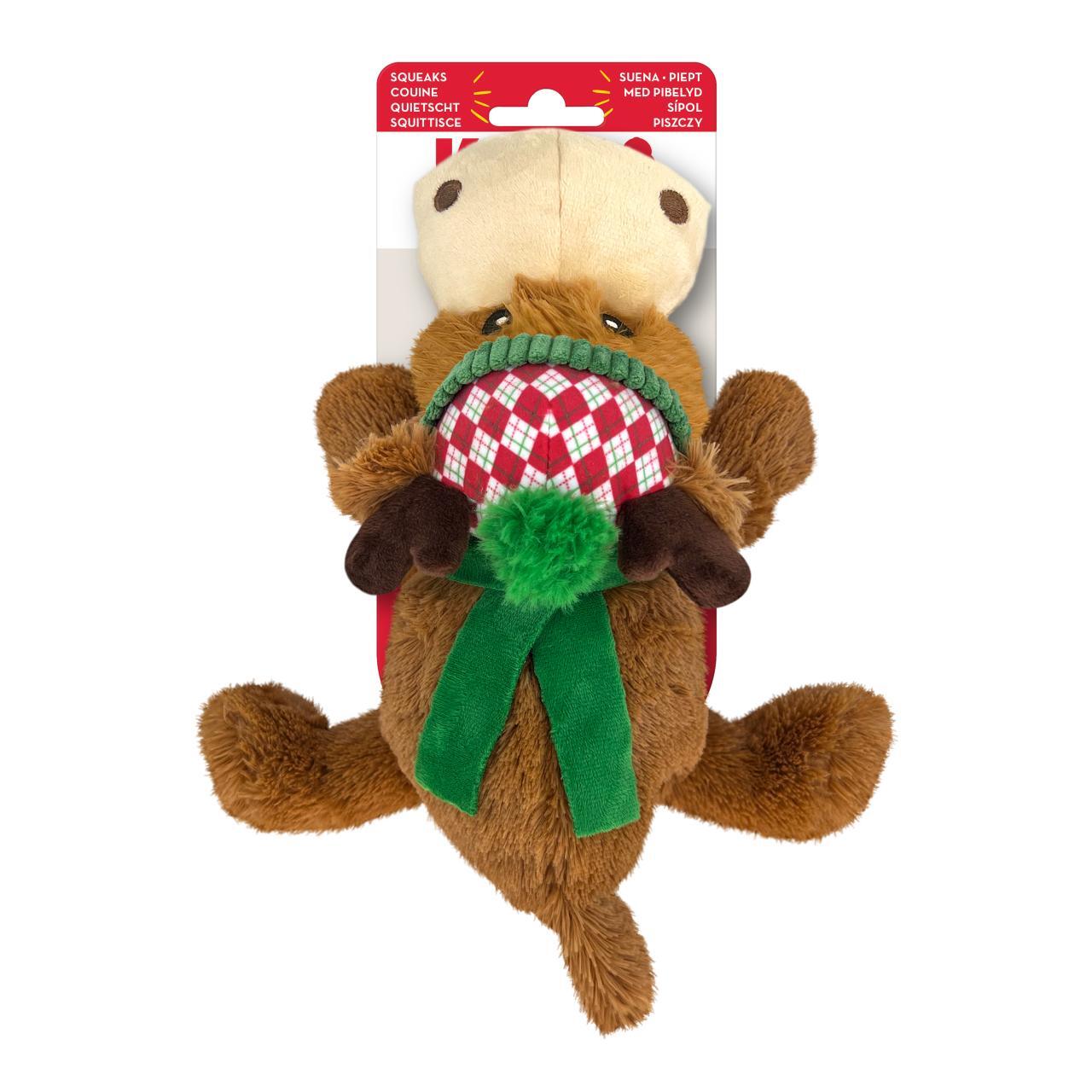 KONG Christmas Holiday Cozie Dog Toy - Reindeer