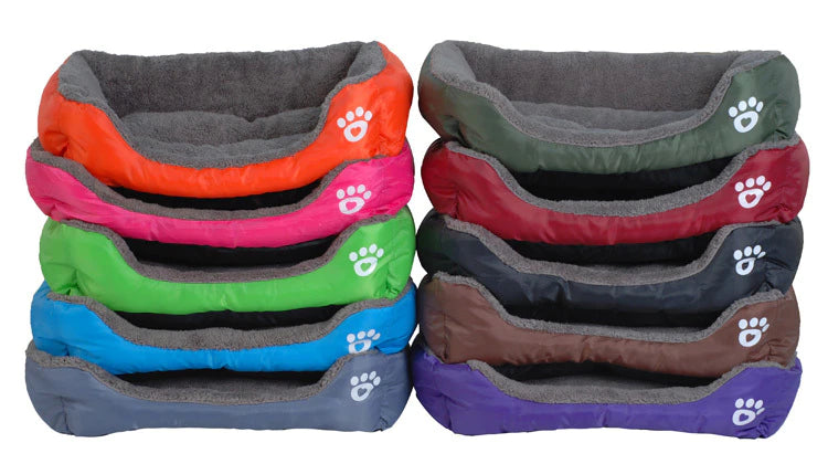 Life in the outback Vibrant Pawprint Dog Beds, the perfect blend of comfort and style for your cherished furry friend! 🐾🛏️🌈