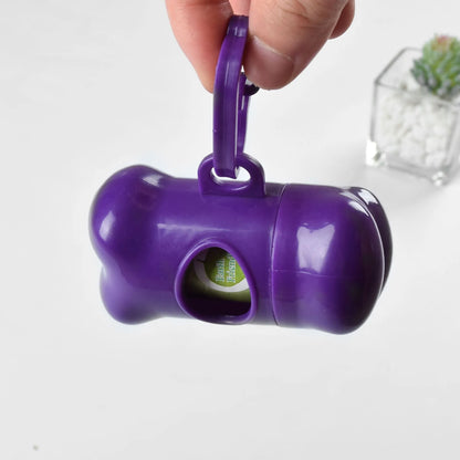 Dog Poop Bag Dispenser in a playful bone shape