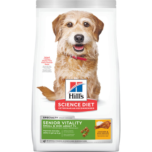 Hill's - Adult Dog - (7+) Senior Vitality - Small & Mini - 1.58kg