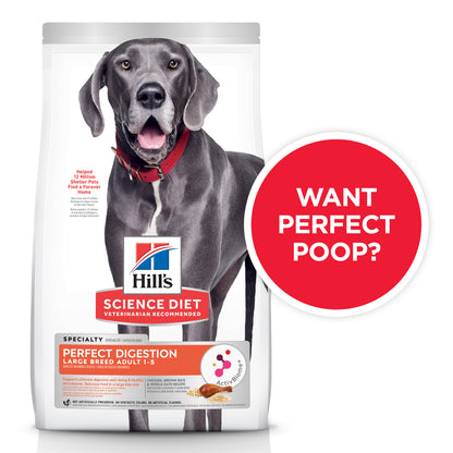 Hill’s – Adult Dog – Perfect Digestion – Large Breed