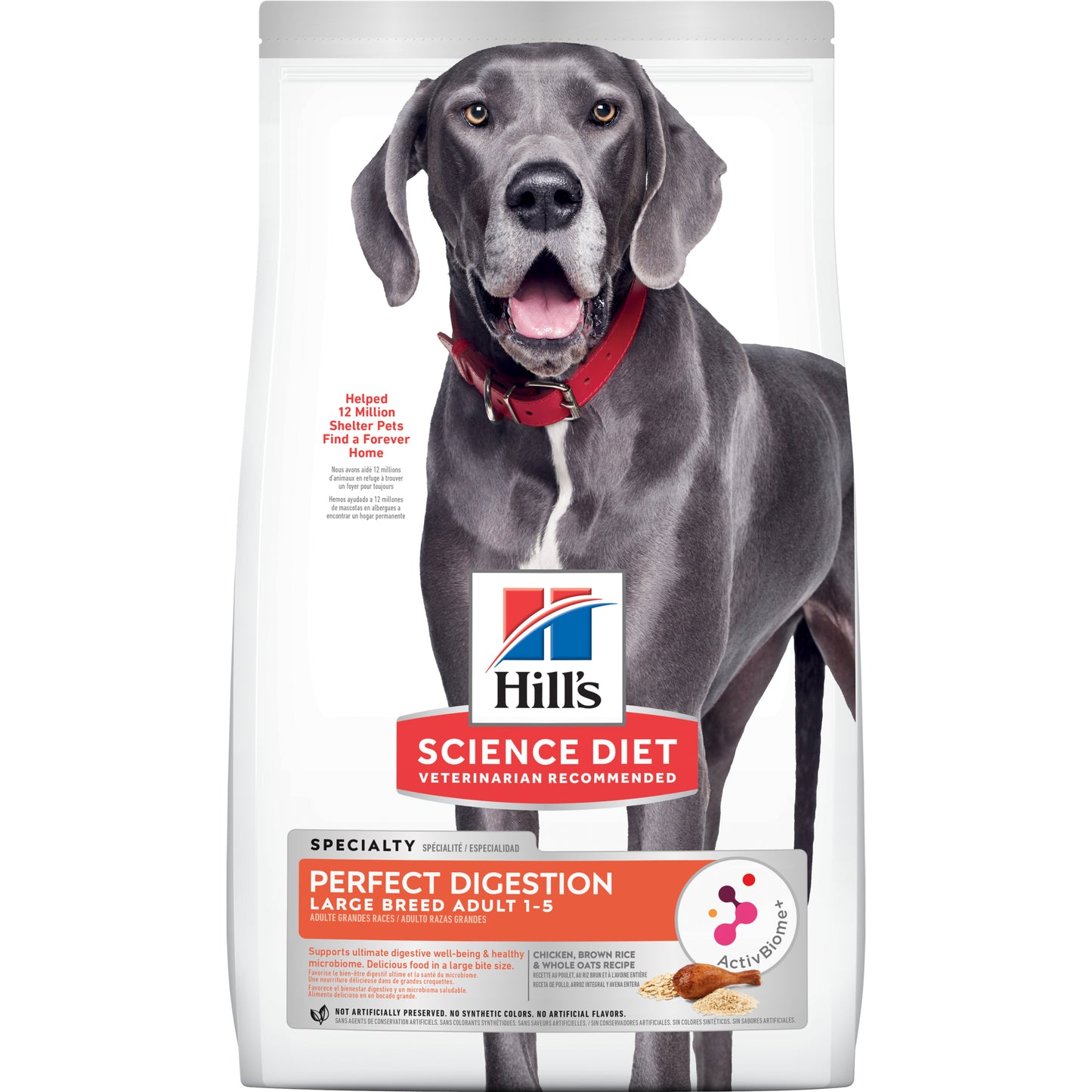 Hill’s – Adult Dog – Perfect Digestion – Large Breed