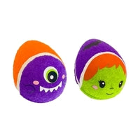 KONG Halloween AirDog Squeaker Egg Fetch Dog Toy - Pack of 2 Balls