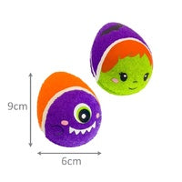 KONG Halloween AirDog Squeaker Egg Fetch Dog Toy - Pack of 2 Balls