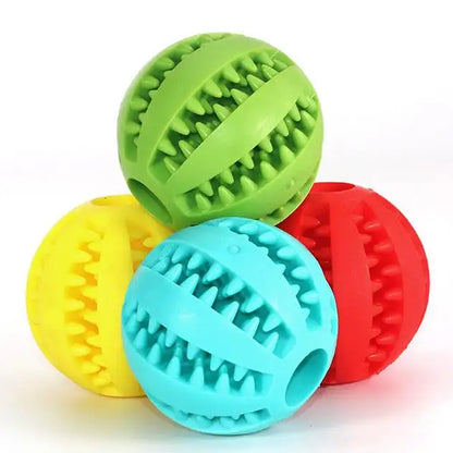 🇦🇺 Dog's Delight: Slow Feeder Toy Ball 🐶🎾 - Silicone lick, Chew Toy"