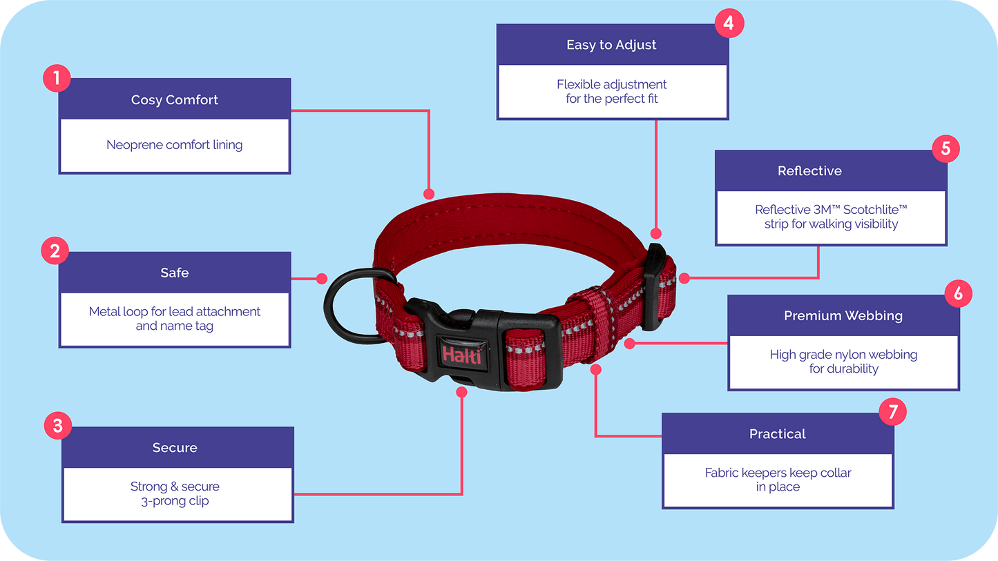 Company of Animals – Halti – Comfort Collar – Red