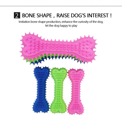 Small Eco-friendly Rubber Bone 10cm