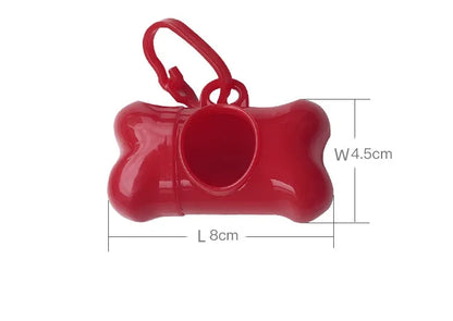 Dog Poop Bag Dispenser in a playful bone shape