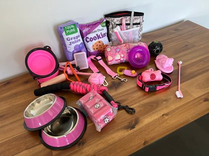 Life in the Outback Puppy Starter Kit - 31-Piece Pink Edition