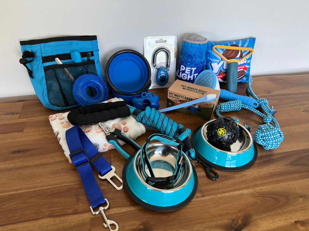 Life in the Outback Puppy Starter Kit - 31-Piece Blue Edition