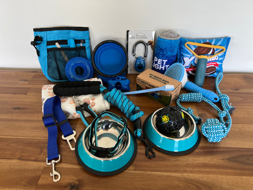 Life in the Outback Puppy Starter Kit - 31-Piece Blue Edition
