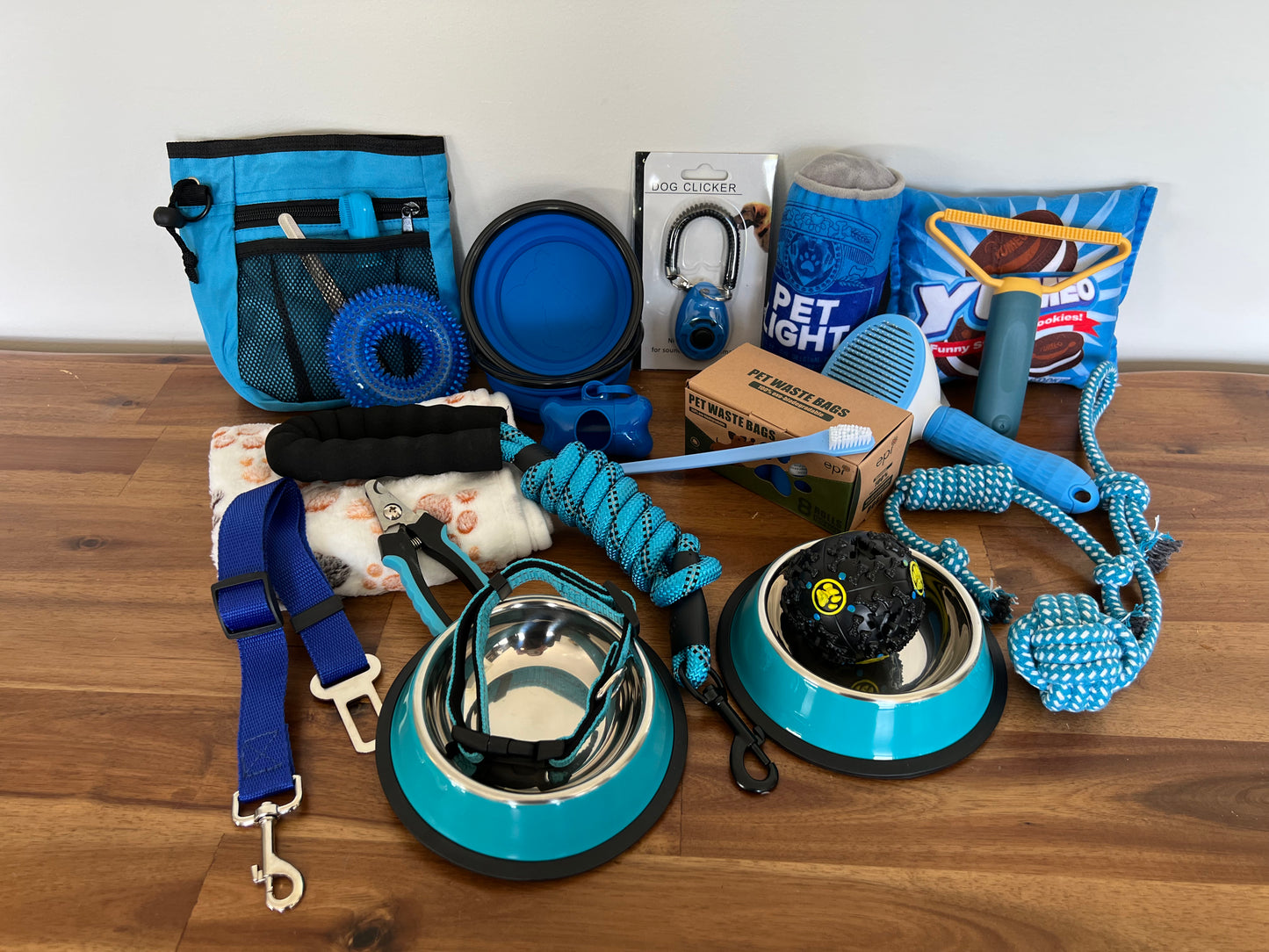 DELUXE Life in the Outback Puppy Starter Kit - 31-Piece BLUE Edition