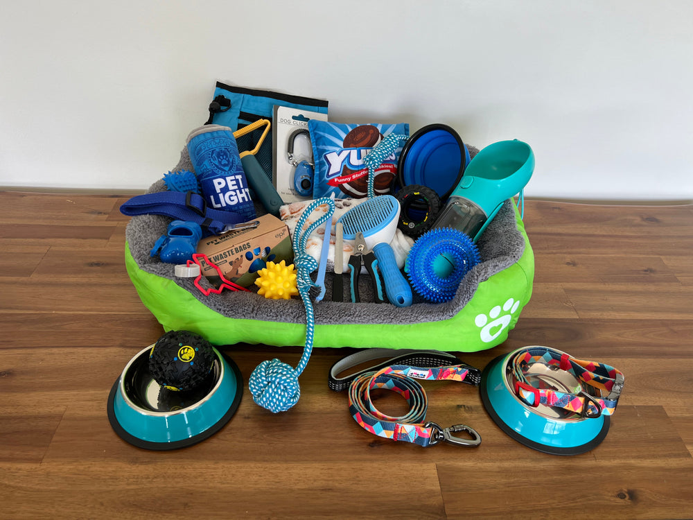 DELUXE Life in the Outback Puppy Starter Kit - 31-Piece BLUE Edition