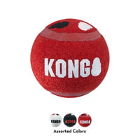 3 x KONG Signature Sport Balls Fetch Dog Toys Pack of 2 Large Balls