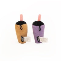 Zippy Paws ZippyClaws NomNomz Cat Toy - Milk Tea and Taro