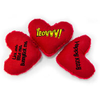 Yeowww! Catnip Cat Toys - Display Stand with 12 toys Hearrrt Attack (assorted)