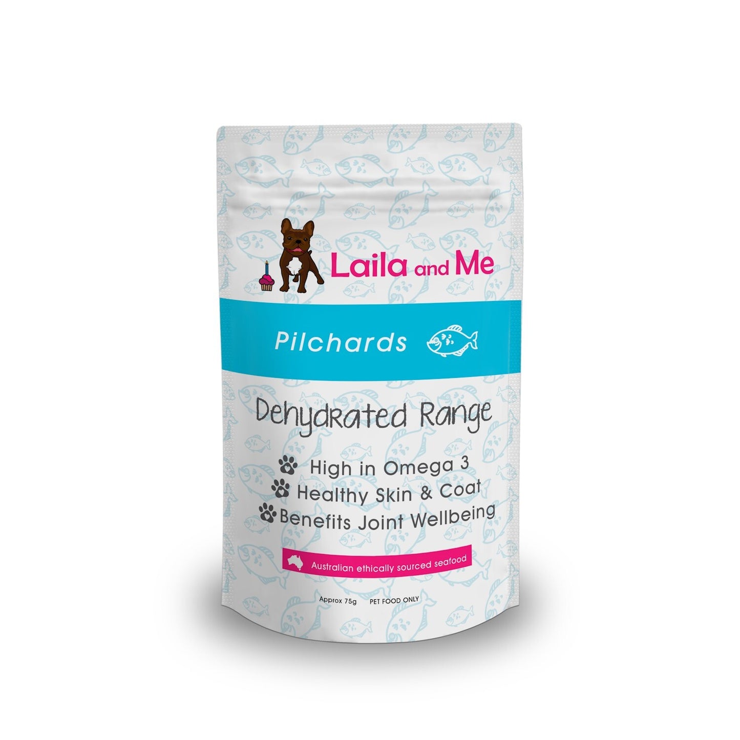 Laila & Me Dehydrated Australian Dehydrated Pilchards 80g